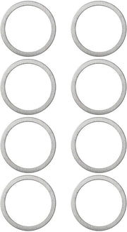 Spaziatori differenziali in acciaio - 8 pezzi - Diametro esterno 16mm - Diametro interno 13mm - Spessore 0,2mm - Compatibile con Arma 6s BLX