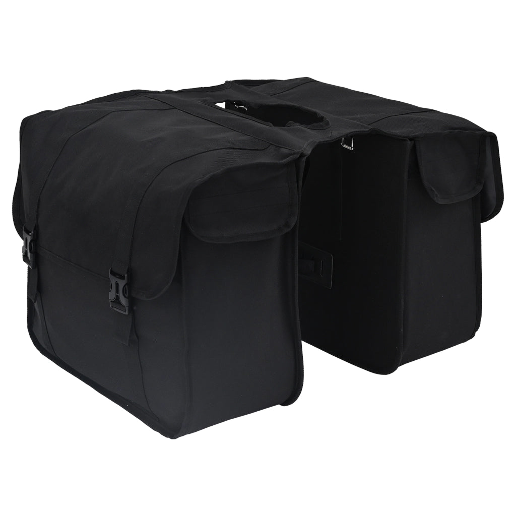 Borsa da pannier doppia per biciclette 48 L Nera