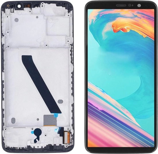 Tastiera AMOLED Touchscreen di sostituzione per OnePlus 5T (A5010) schermo LCD - Montaggio completo con attrezzatura - 6.01 pollici