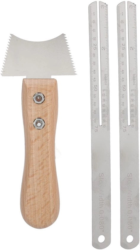 Set di strumenti per luthier per chitarra - Riparazione di tasti di chitarra - Progetto ergonomico - Set di protezione per tasti - Ideale per chitarristi - Tecnologia professionale - ONF3