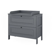 Vitalispa Fasciatoio Grigio 108 x 98 cm con 2 cassetti