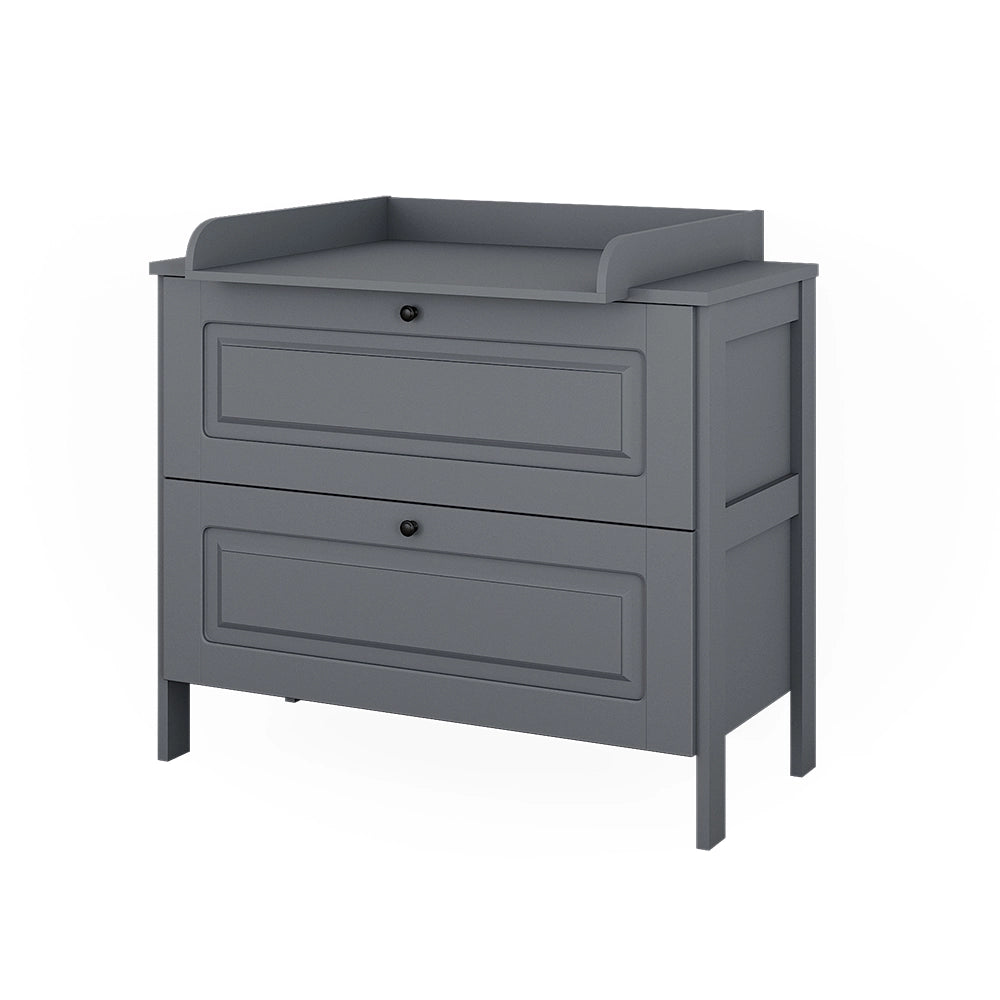 Vitalispa Fasciatoio Grigio 108 x 98 cm con 2 cassetti