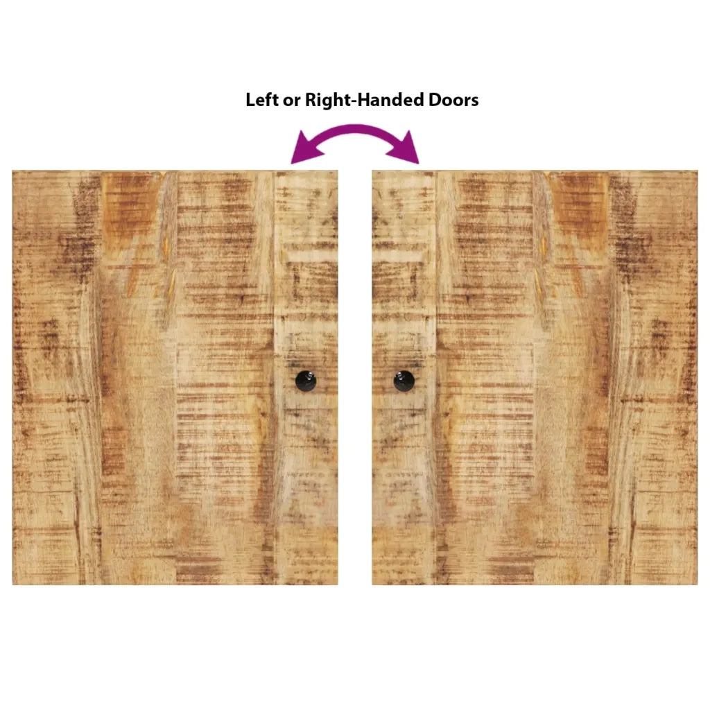 Set Mobili da Bagno 4 pz in Legno Massello di Mango 3200641