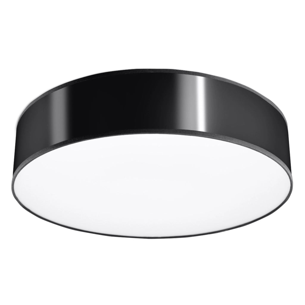 Plafoniera Piazza 45 cm nera 3xE27 IP20 Pure Lume design