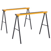 Cavalletto Pieghevole ¨C Zephmum ¨C Metallico 2 Pezzi con Asa e Almohadilla Antiscivolo 250kg