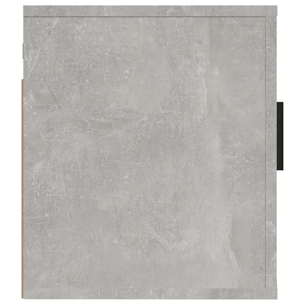 Mobile Porta TV a Parete Grigio Cemento 40x34,5x40 cm 816648