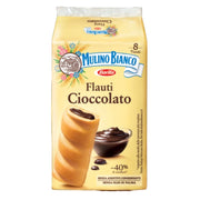 Mulino bianco flauti al cioccolato in confezione da 8 flauti - 280 grammi totali