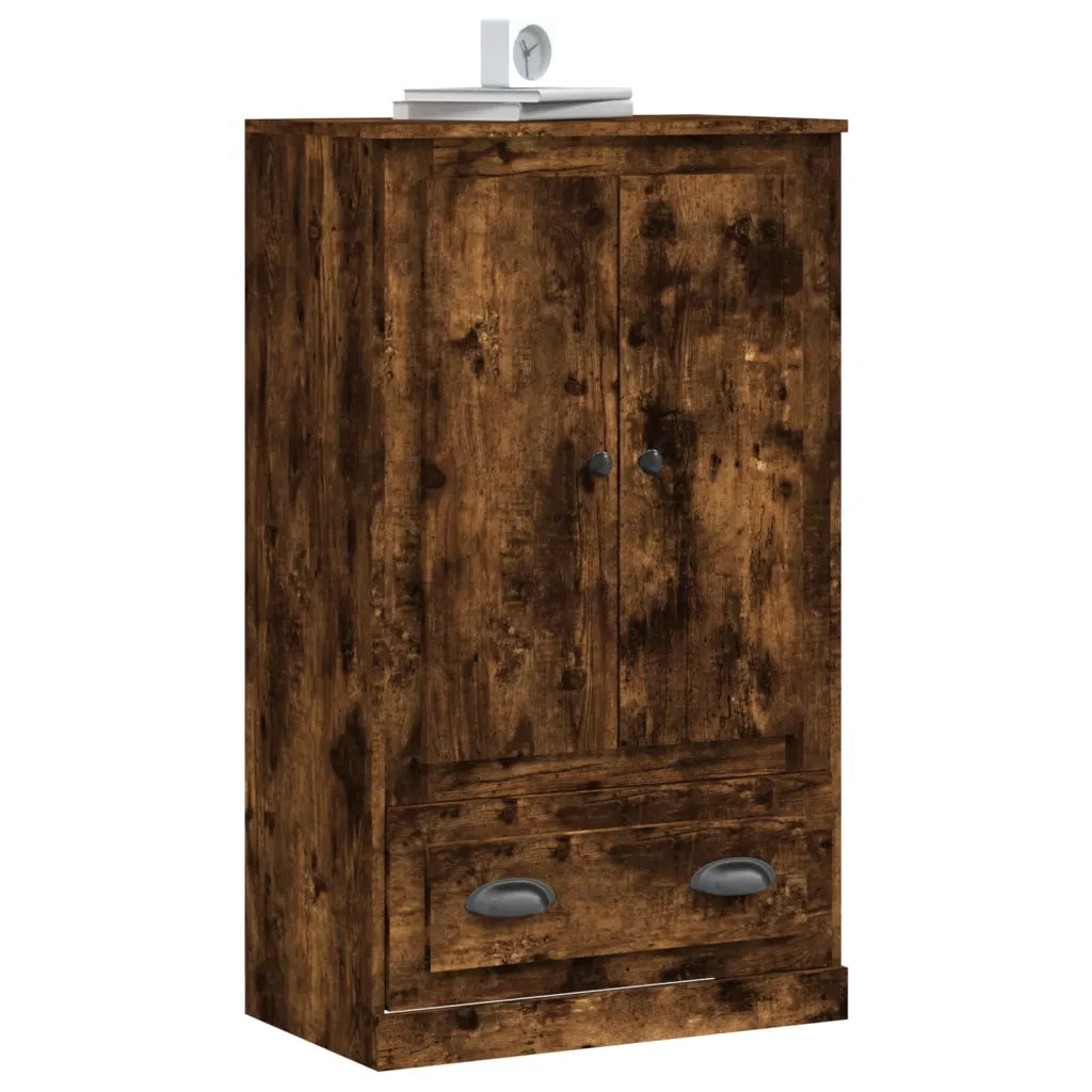 Credenza Rovere Fumo 60x35,5x103,5 cm in Legno Multistrato 816301