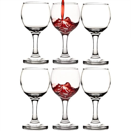 Set di bicchieri da vino / bicchieri da vino di lusso - Vetro di Cristallo, Alta Qualità - - Perfetto per la Casa, Ristoranti e Feste | Sicuro per il Lavastoviglie