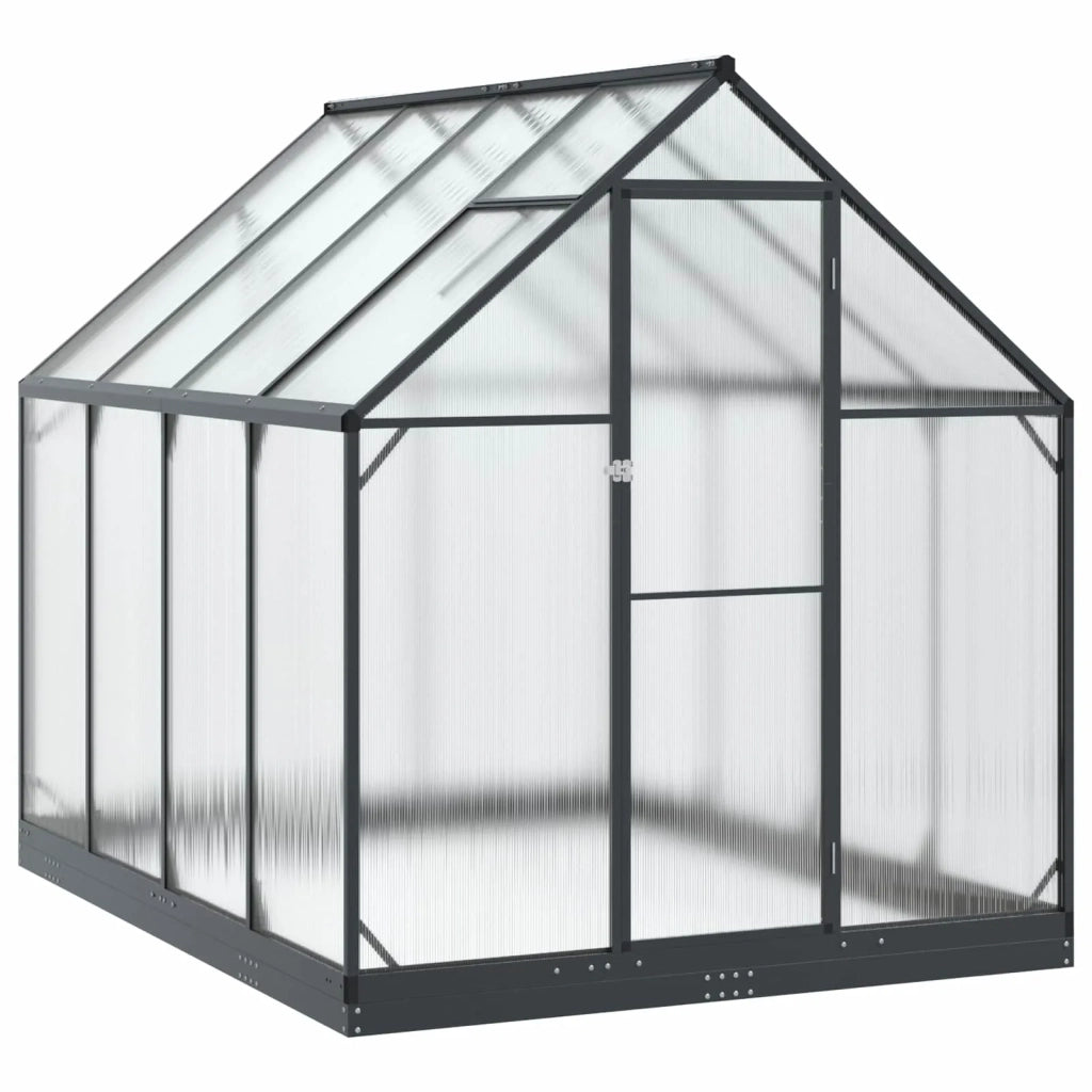 Serra da Giardino con porta Antracite 183,5 x 243,5 x 207 cm