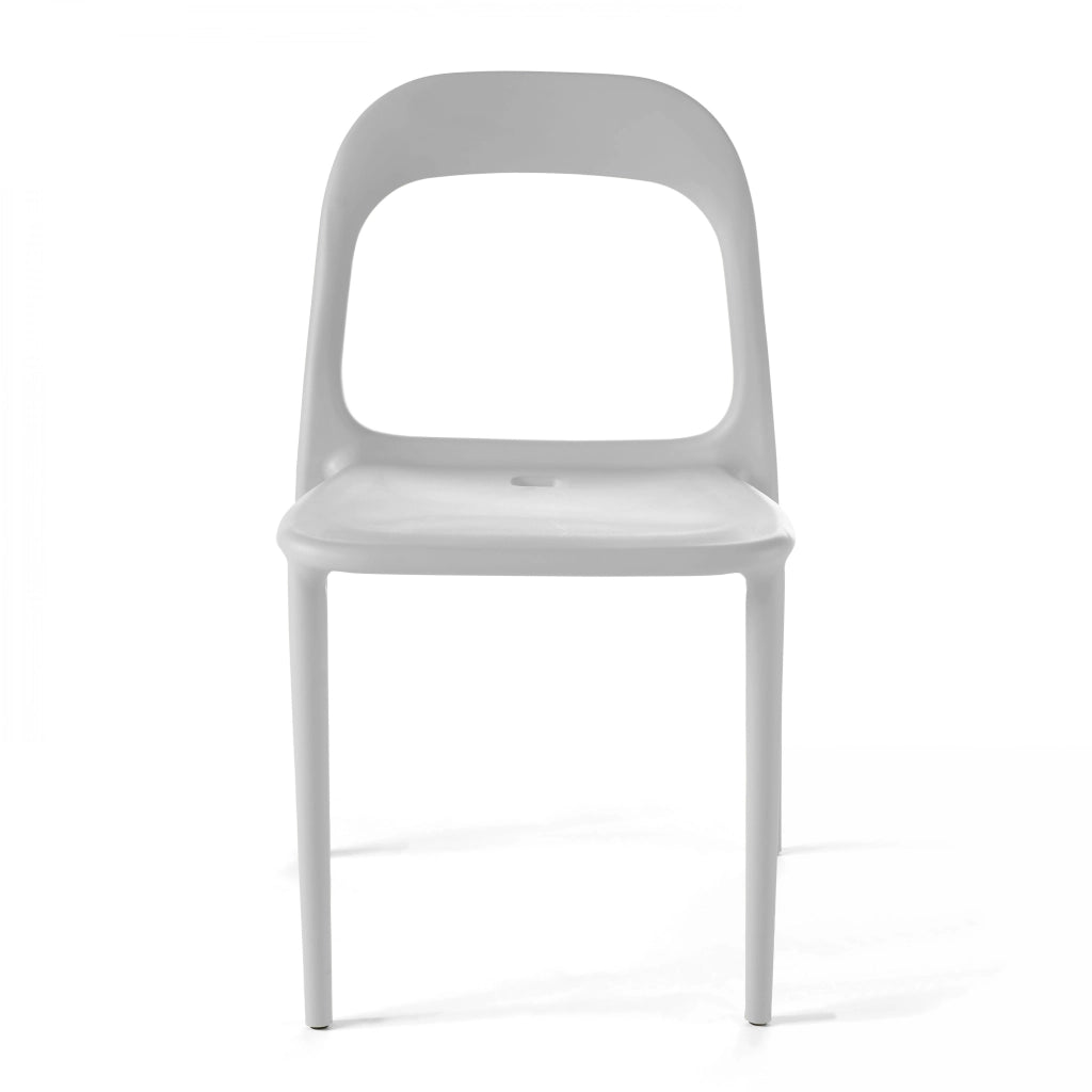Oviala - Sedia in plastica bianca
