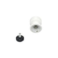 Pomolo fisso per porta SAGUATTI 875/50TB in alluminio bianco lucido