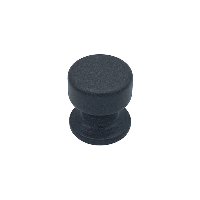 Pomolo fisso per porta SAGUATTI 875/50YAB in alluminio grigio opaco