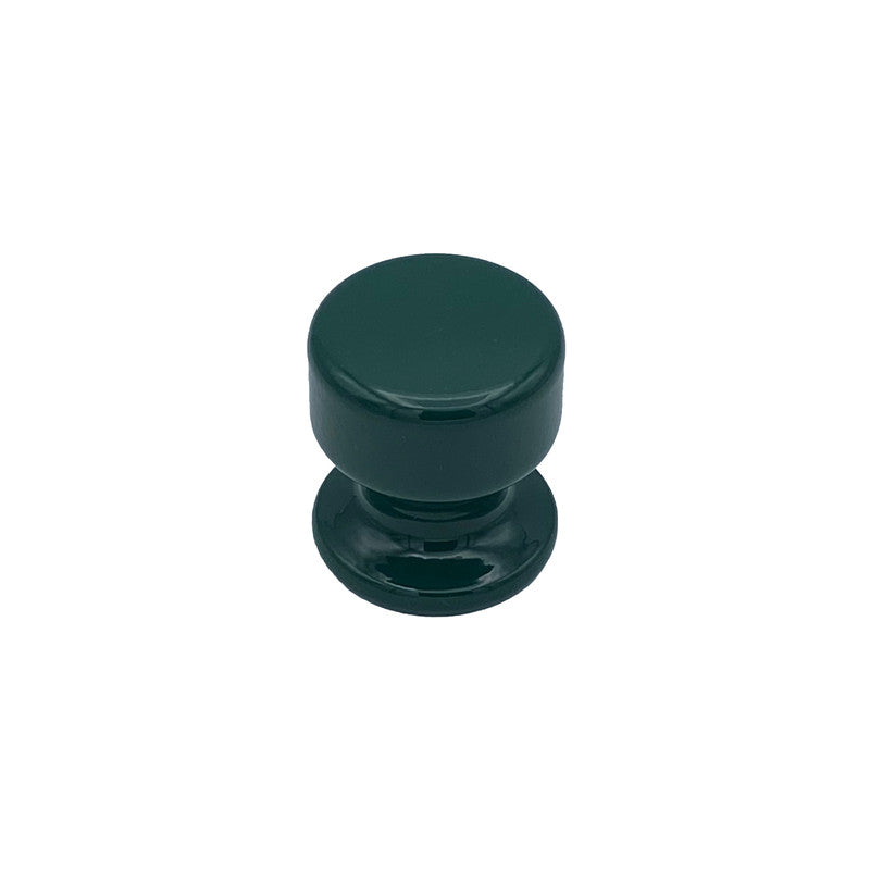 Pomolo fisso per porta SAGUATTI 875/50SB in alluminio verde lucido