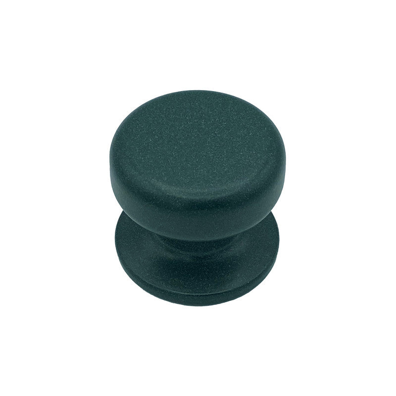 Pomolo fisso per porta SAGUATTI 875/70SAB in alluminio verde opaco