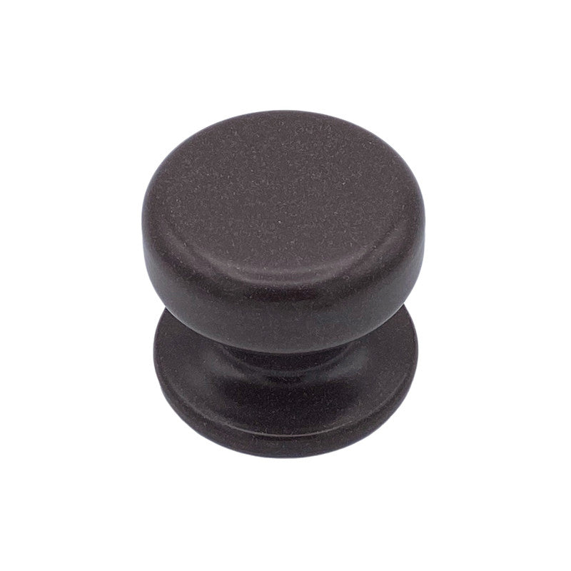 Pomolo fisso per porta SAGUATTI 875/70UAB in alluminio marrone opaco