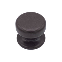 Pomolo fisso per porta SAGUATTI 875/70UAB in alluminio marrone opaco