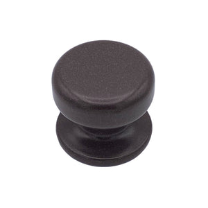 Pomolo fisso per porta SAGUATTI 875/70UAB in alluminio marrone opaco