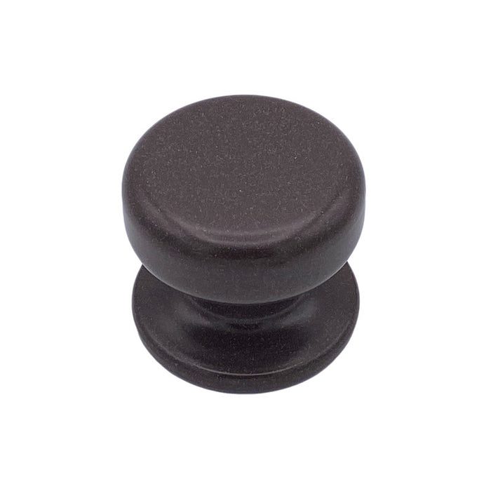 Pomolo fisso per porta SAGUATTI 875/70UAB in alluminio marrone opaco