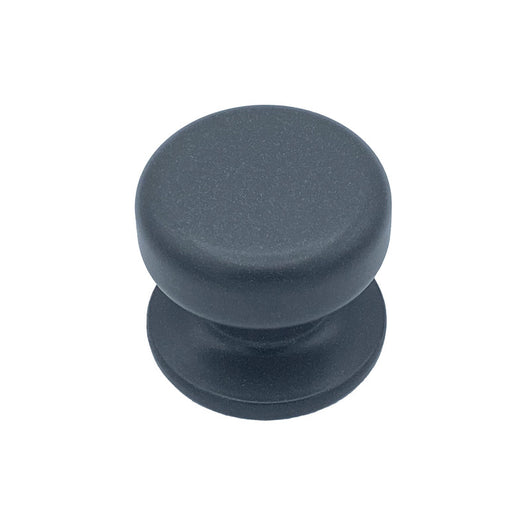 Pomolo fisso per porta SAGUATTI 875/70YAB in alluminio grigio opaco