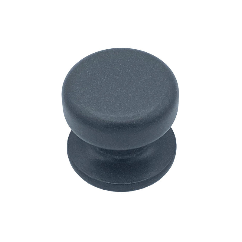 Pomolo fisso per porta SAGUATTI 875/70YAB in alluminio grigio opaco