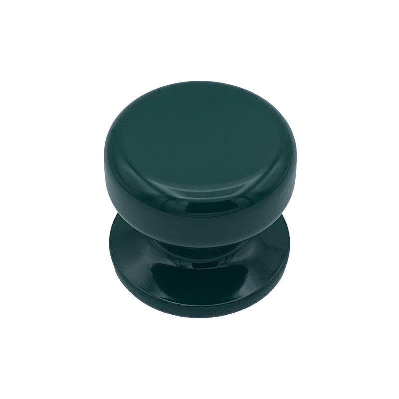 Pomolo fisso per porta SAGUATTI 875/70SB in alluminio verde lucido