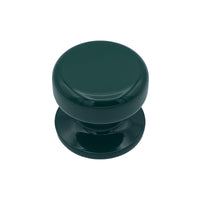 Pomolo fisso per porta SAGUATTI 875/70SB in alluminio verde lucido