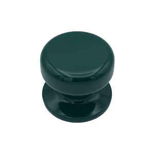 Pomolo fisso per porta SAGUATTI 875/70SB in alluminio verde lucido