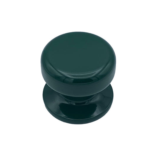 Pomolo fisso per porta SAGUATTI 875/70SB in alluminio verde lucido