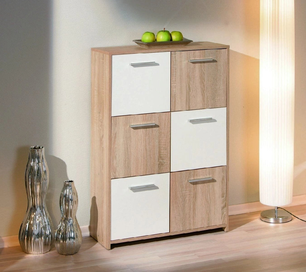 Madia Dresano, Credenza Apertura Battente, 77x30x115h cm Bianco