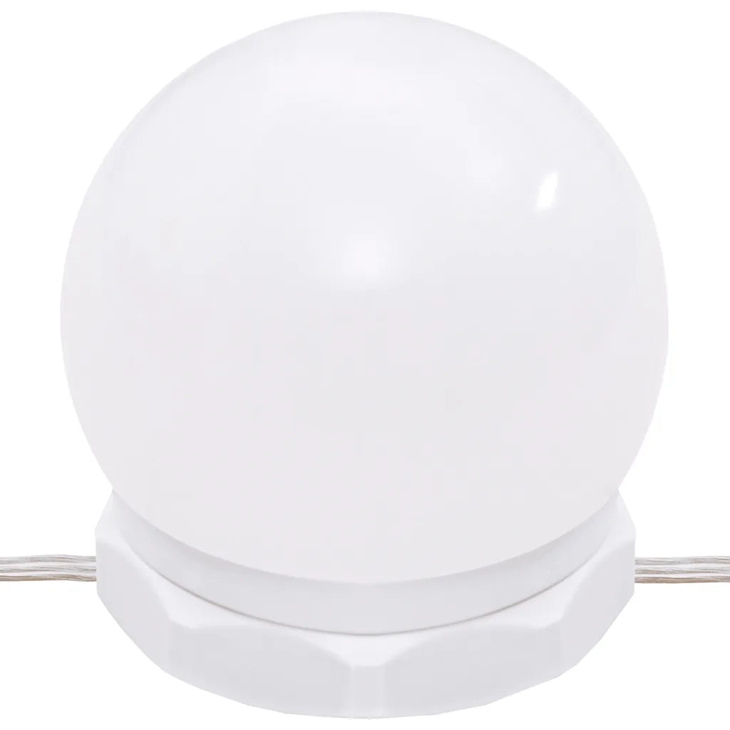 Set Tavolo da Toeletta con LED Nero in Legno Multistrato 3114116