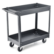 Carrello portautensili set da 1 85 x 41 x 79 cm antiruggine 4 ruote funzionali stile moderno metallo nero 20_0011400
