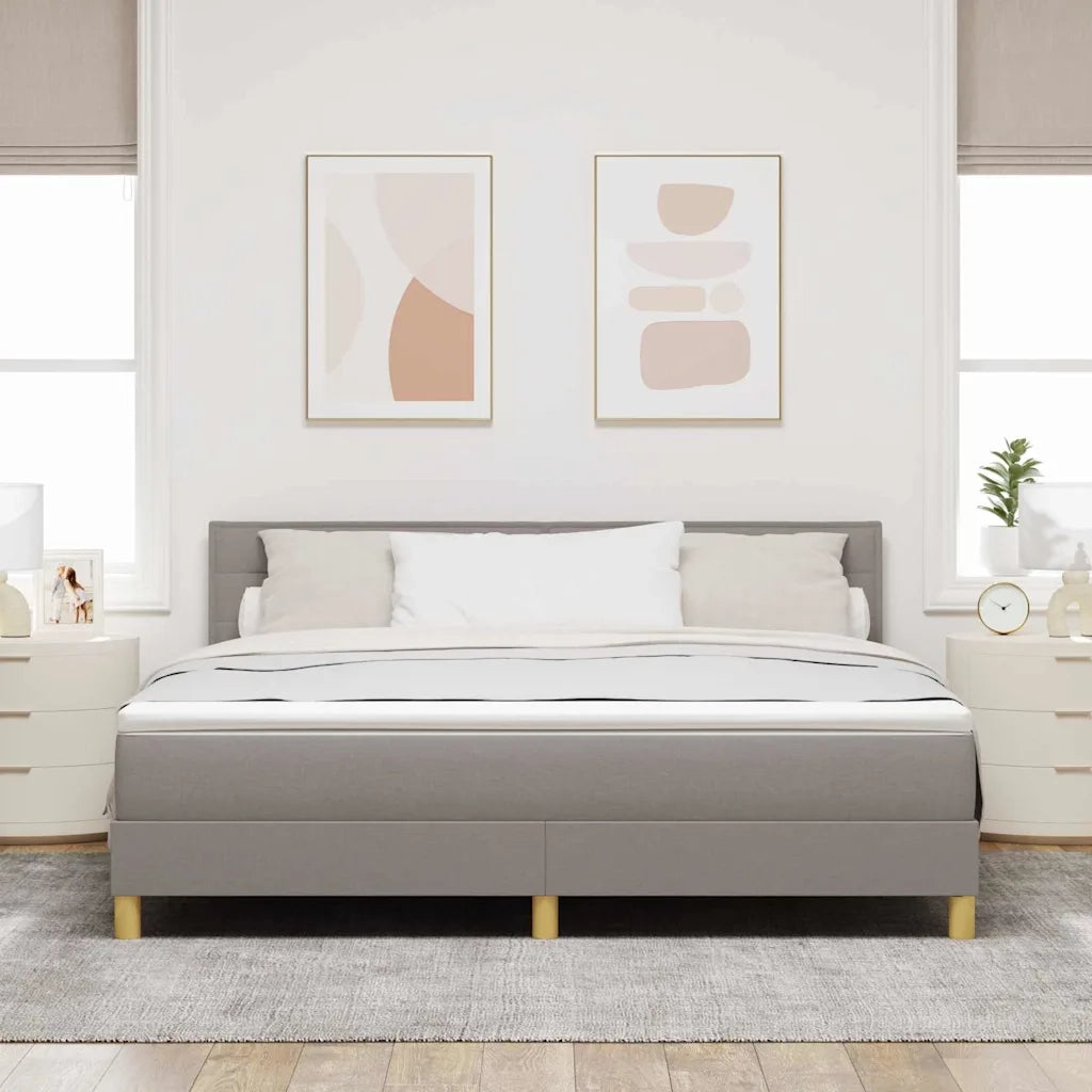 Letto a Sorgente LED con strisce LED Talpa 180 x 200 cm Tessuto 3342384