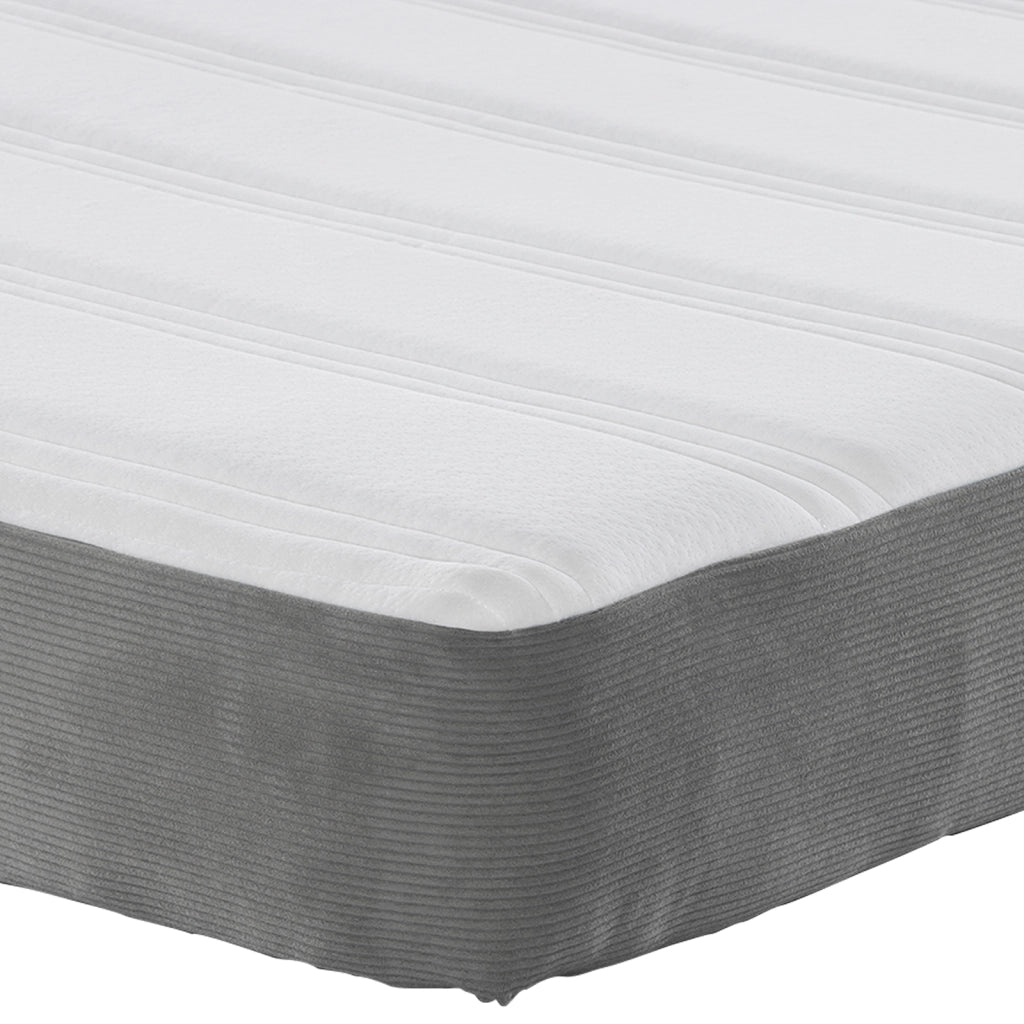 Materasso a molle insacchettate vitaXL Grigio chiaro Medio 80x200x20 cm Tessuto