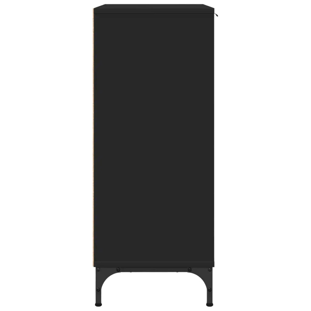 Credenza Nero 69,5 x 33 x 82 cm Legno multistrato 883425