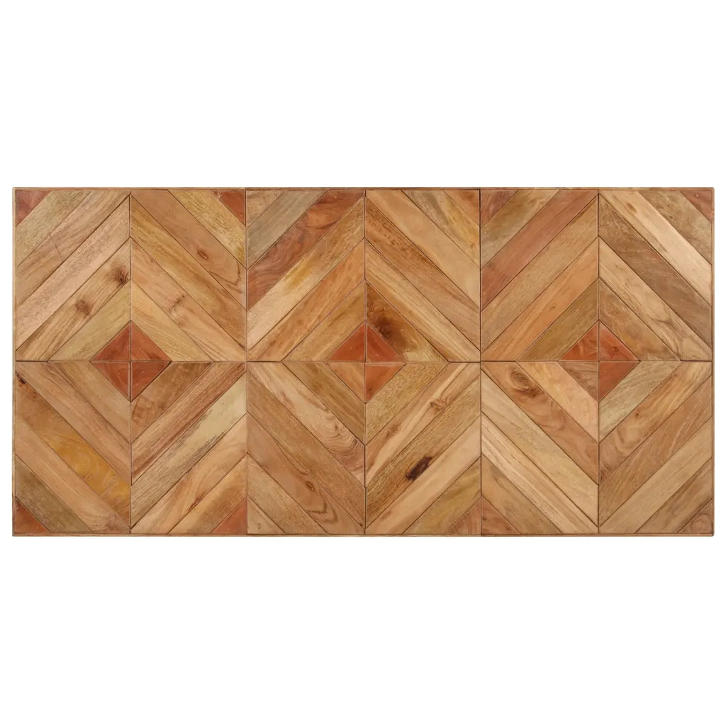 Tavolo da Pranzo 140x70x76 cm in Legno Massello Acacia e Mango
