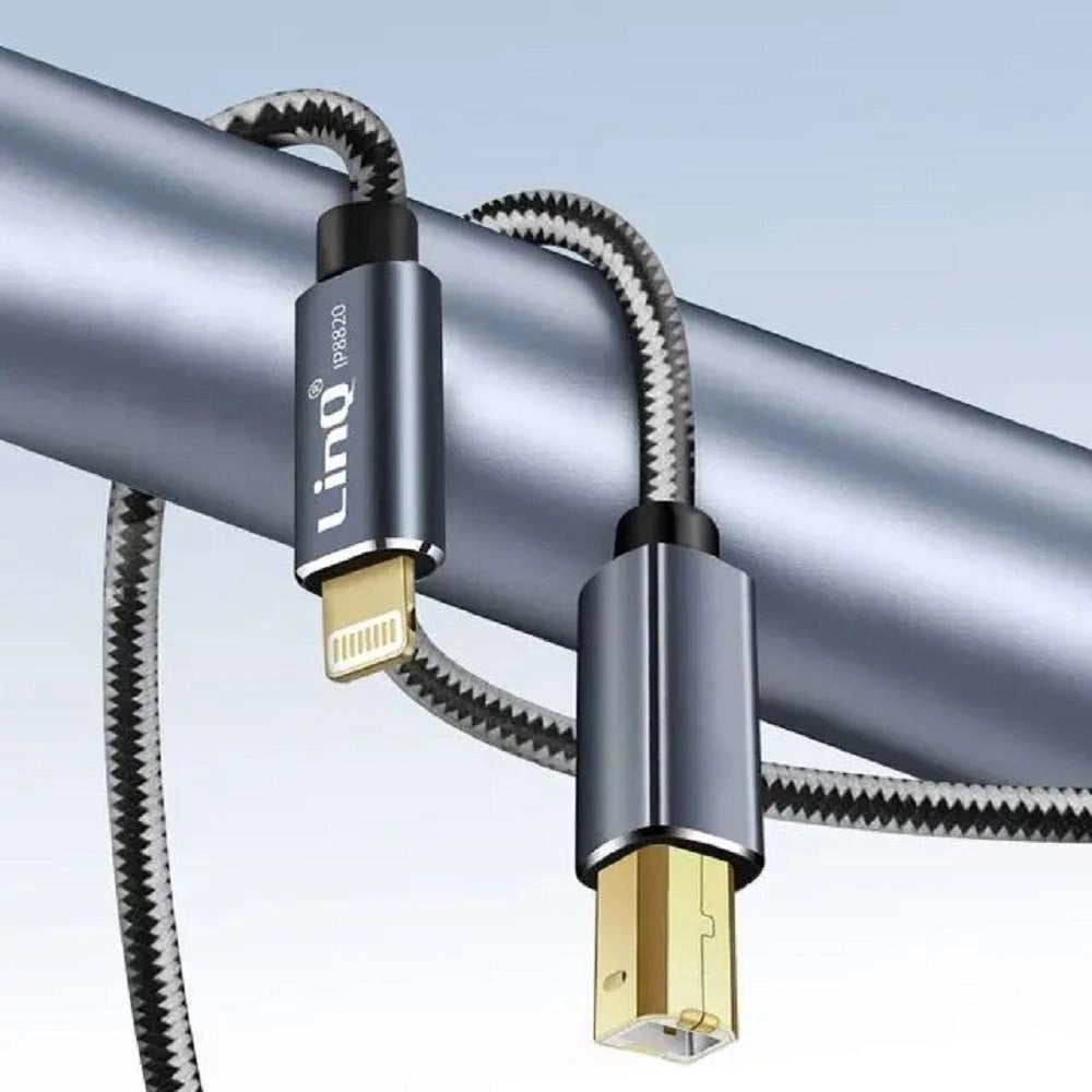 Trade Shop - Cavo Da Lightning A Usb Type-b Per Stampante Pianoforte Elettronico 1.5mt Ip8820 -