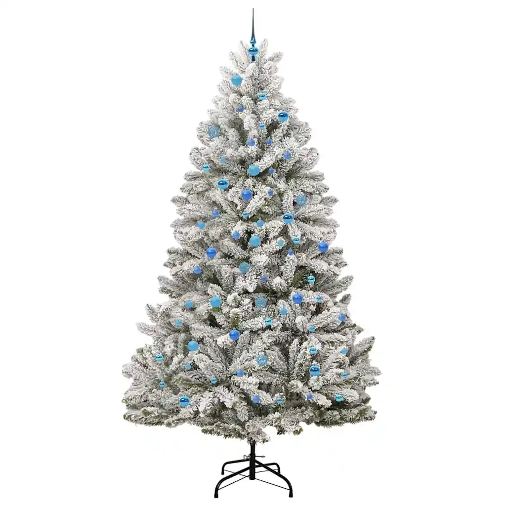 Albero di Natale | Decorazioni natalizie artificiale con 300 LED Verde e Bianco 240 cm