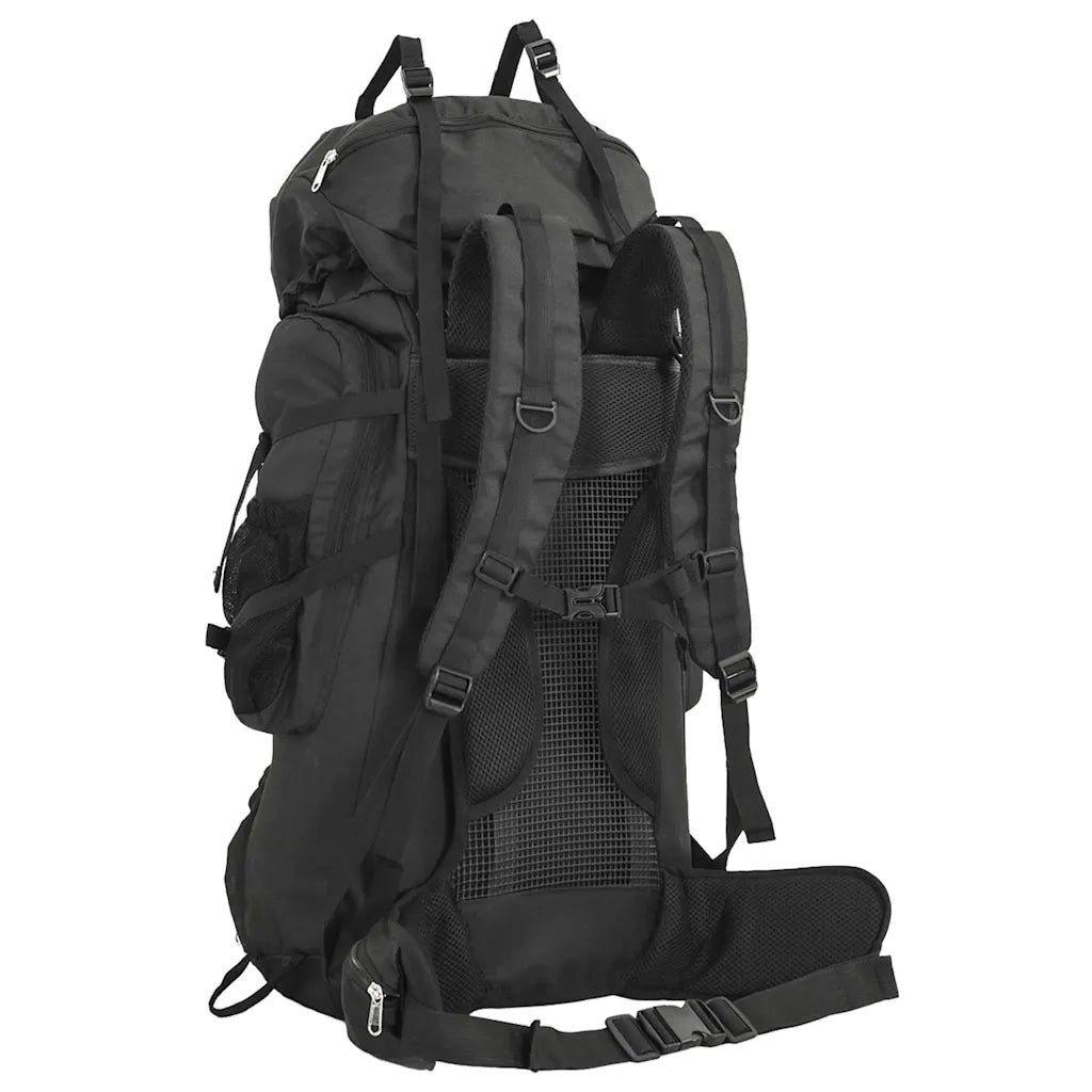 Zaino da Trekking Nero 80 L in Tessuto Oxford CFW2283915