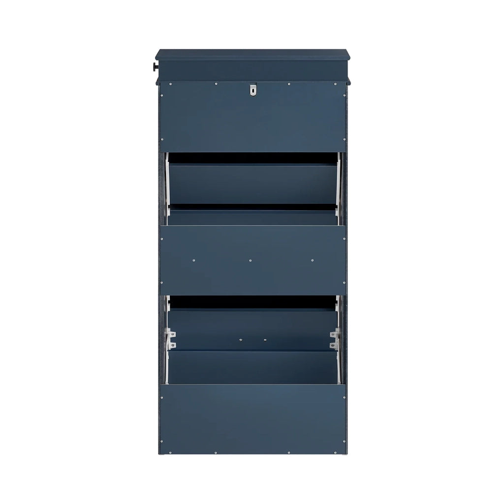 Scarpiera salvaspazio Slim, portascarpe salvaspazio Regolabili Blu L53*P24*A118 cm FSR94-B