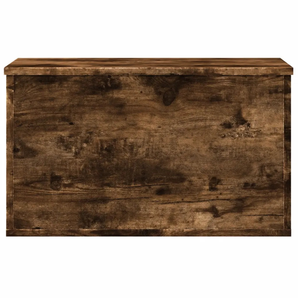 Contenitore Portaoggetti Rovere Fumo 60x35x35 cm in Truciolato 840678