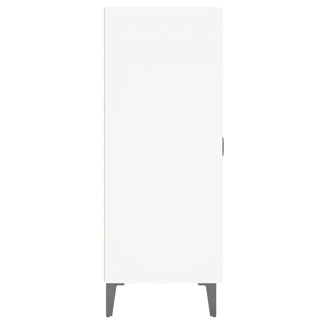 Credenza Bianca 69,5x34x90 cm in Legno Multistrato 812177