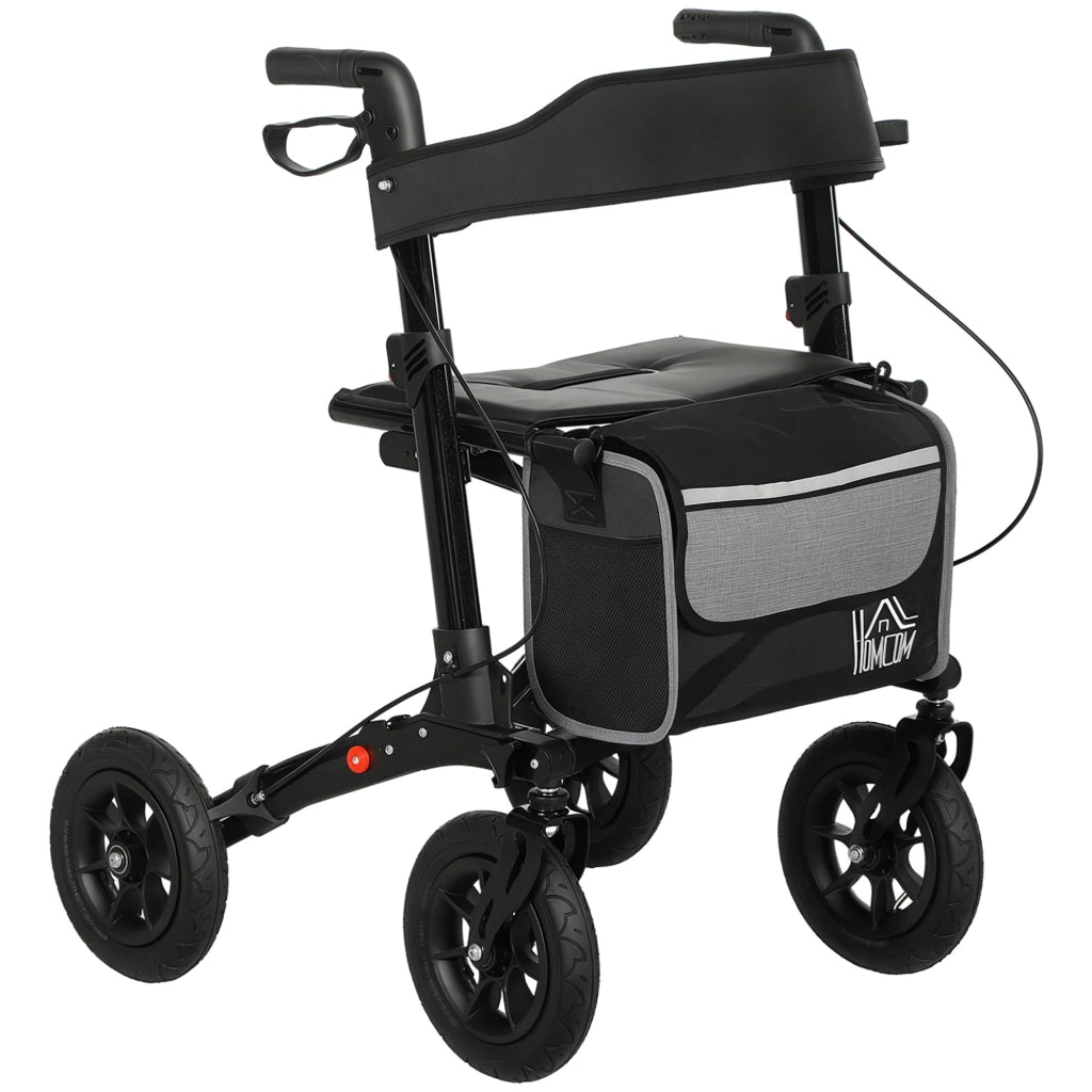 Rollator pieghevole 4 ruote ¨C ZephMum ¨C 69x64x98,5cm nero