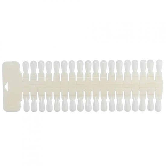 Tavola di colore per unghie 36 punte - Diagramma di allenamento per principianti - Materiale plastico - Riciclabile - Display per smalti per unghie - Ideale per manicure