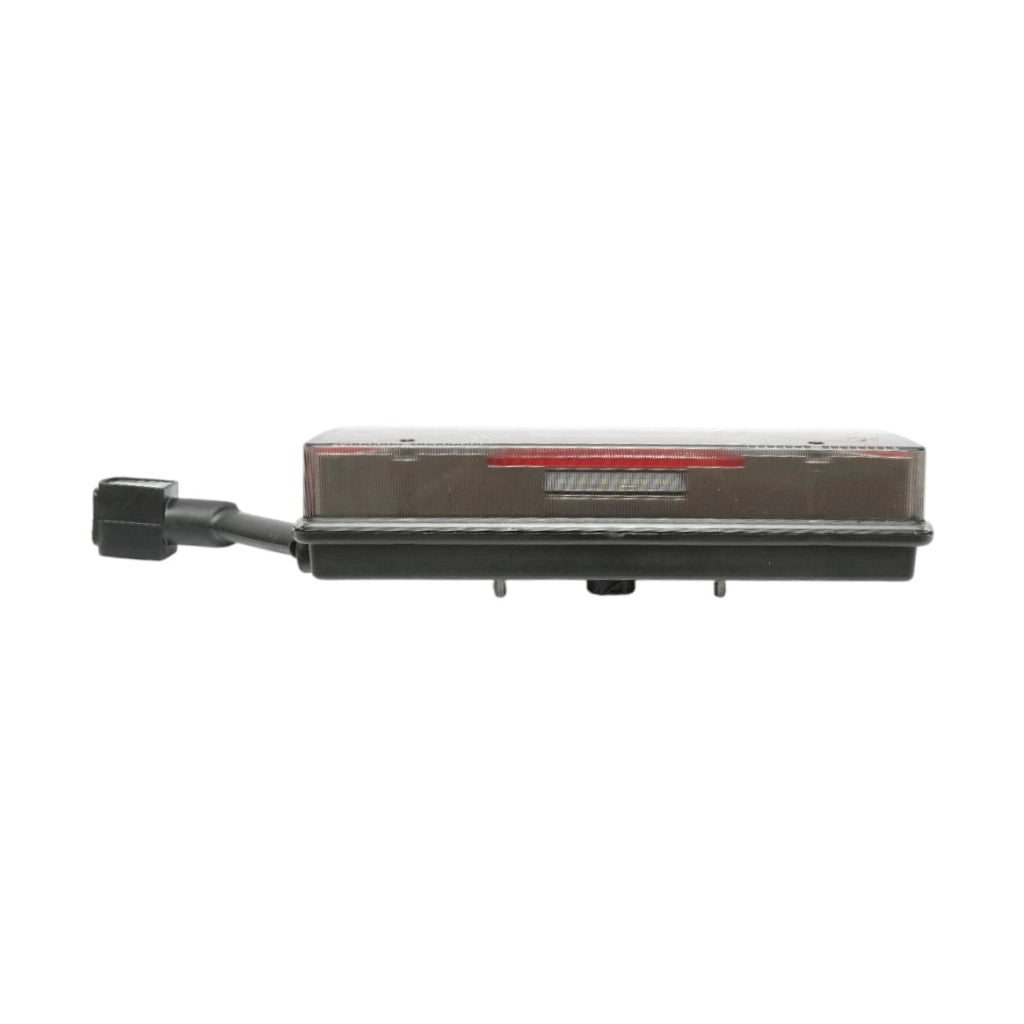 Luce freno posteriore sinistra rimorchio LED 24V, 7 pin ASS2.1 con luci di posizione, illuminazione targa 400x153x88mm