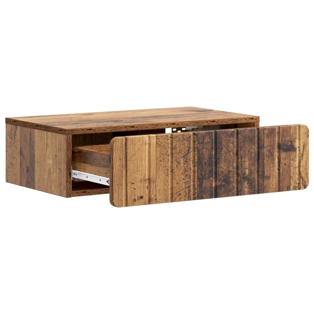 Tavolino da Parete Laterale Legno antico 59 x 34,5 x 17 cm 898323