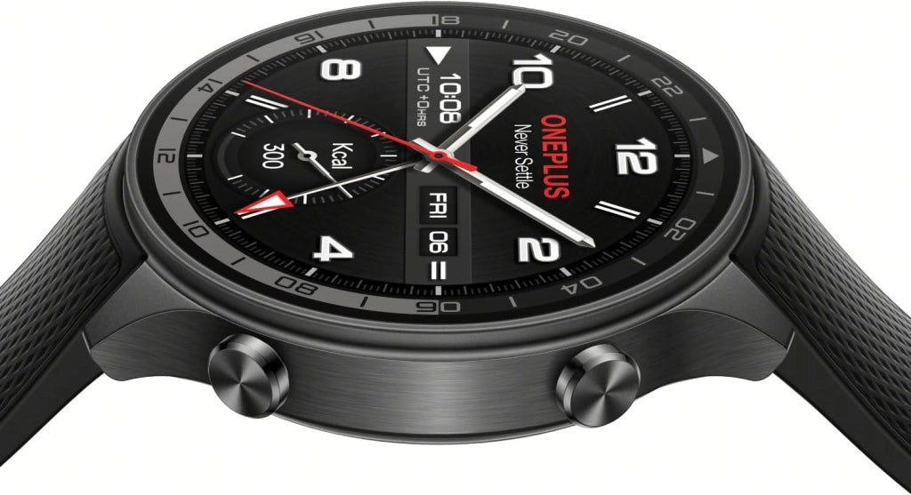 2R Watch con Wear OS 4 di Google, Chipset Snapdragon W5, fino a 100 ore di durata della batteria, display AMOLED da 1,43", oltre 100 modalità sportive, GPS a doppia frequenza, 5ATM, IP68 e