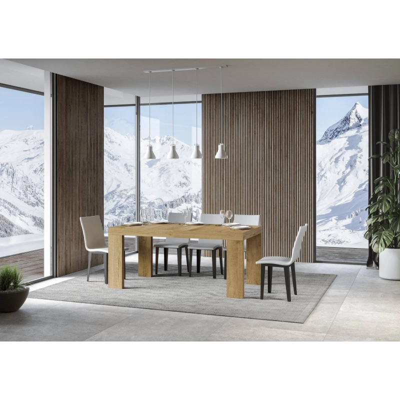 Tavolo allungabile 90x180/284 cm Roxell Premium - Quercia Natura