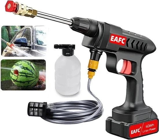 Aspiratore ad alta pressione senza fili - Aspiratore ad alta pressione a batteria - Irrigazione per giardino - Irrigazione agricola - Pulizia automezzi - Pulizia domestica