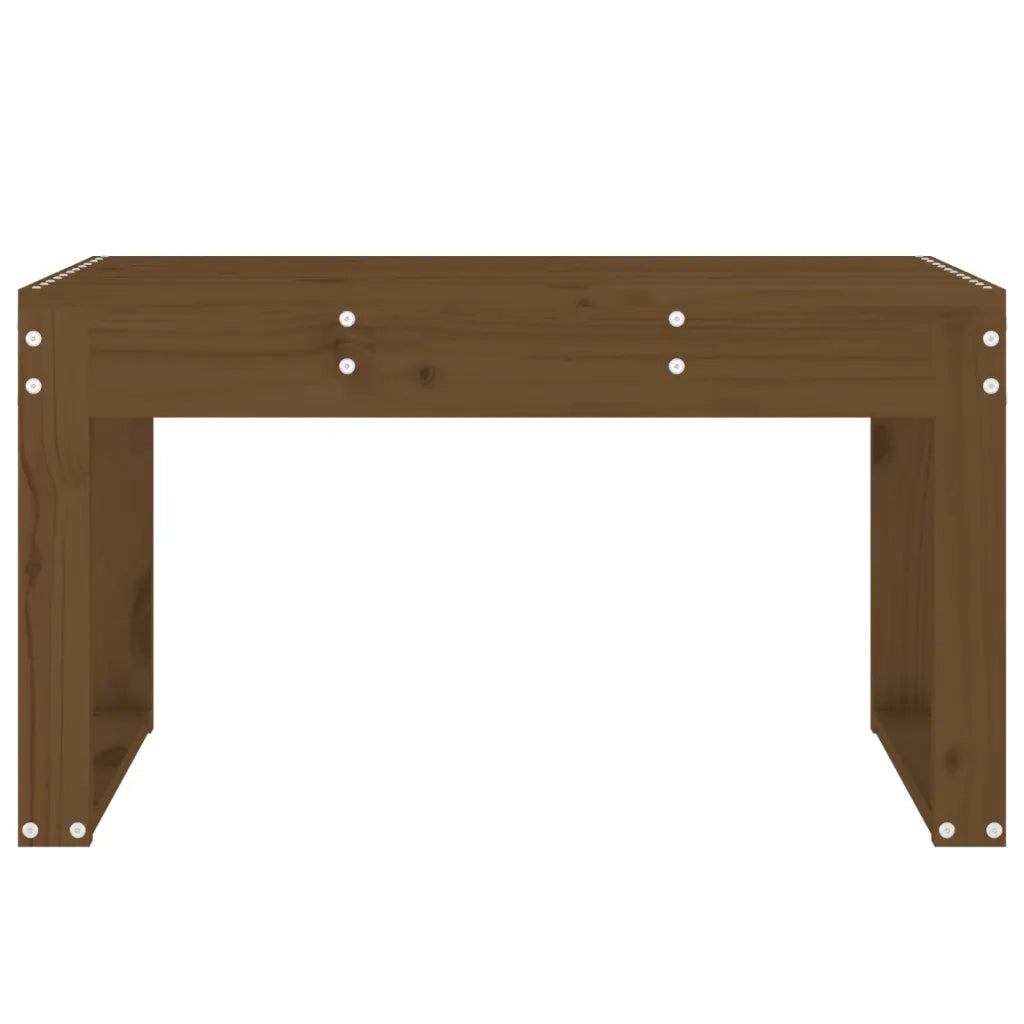 Panchina da Giardino | Panca da Giardino Ambra 80x38x45 cm Legno Massello di Pino